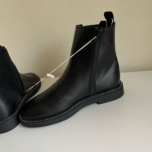 Zara RHINESTONE ANKLE BOOTS Girl  size 5 - Picture 6 of 8